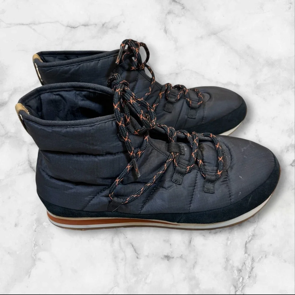 Teva Ember Women's Black Puffer Lace‎ Up Winter Boots Size 10